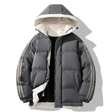 Elegante winterjas voor heren met capuchon