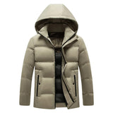 Elegante fleece herenhoodie