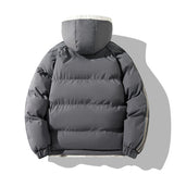Elegante winterjas voor heren met capuchon