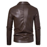 Smart casual leren herenjas
