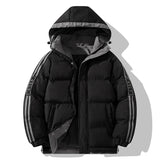 Elegante winterjas voor heren met capuchon