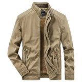 Elegante katoenen bomber-parka voor heren