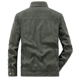 Elegante katoenen bomber-parka voor heren