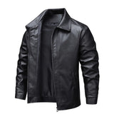 Vintage leren motorjack voor heren