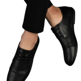 Elegante leren nette herenschoenen