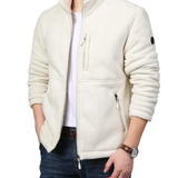 Warme katoenen fleece herenjas