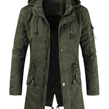 Lange cargoparka voor heren
