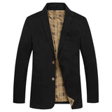 Premium katoenen herencolbert