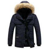 Elegante gewatteerde winterjas voor heren