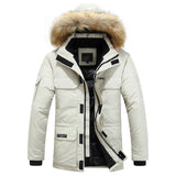 Elegante gewatteerde winterjas voor heren