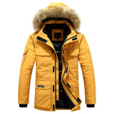 Elegante gewatteerde winterjas voor heren